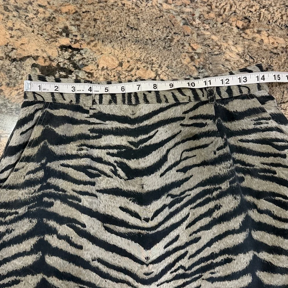 Zebra Print Women's Skirt